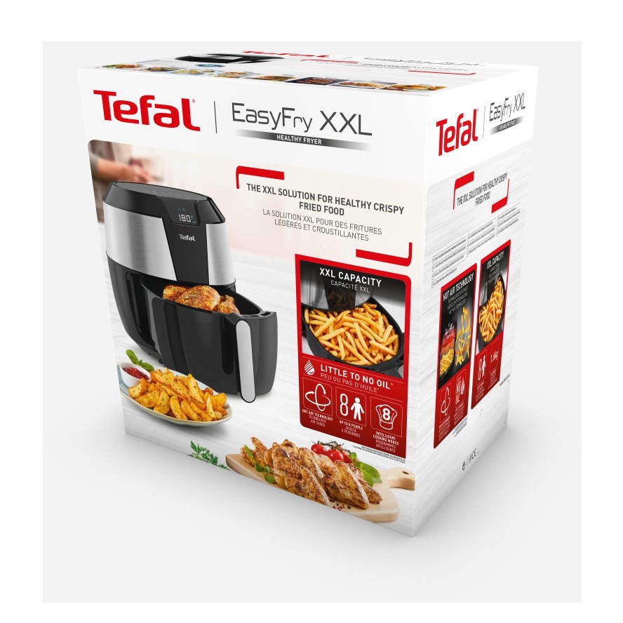 Nồi chiên không dầu Tefal Ey701, nút điều chỉnh cảm ứng điện tử [HÀNG NHẬP ĐỨC]