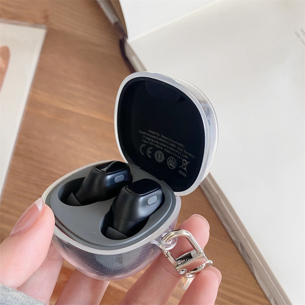 Vỏ Bảo Vệ Hộp Sạc Tai Nghe Baseus WM01 Bằng TPU Dẻo Họa Tiết Hoạt Hình Snoopy / Thủy Thủ Mặt Trăng