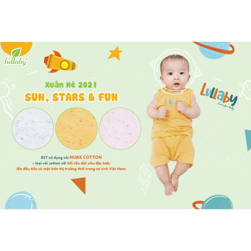 Bộ sát nách Nuke cotton Lullaby (NH632P-Nh633P)