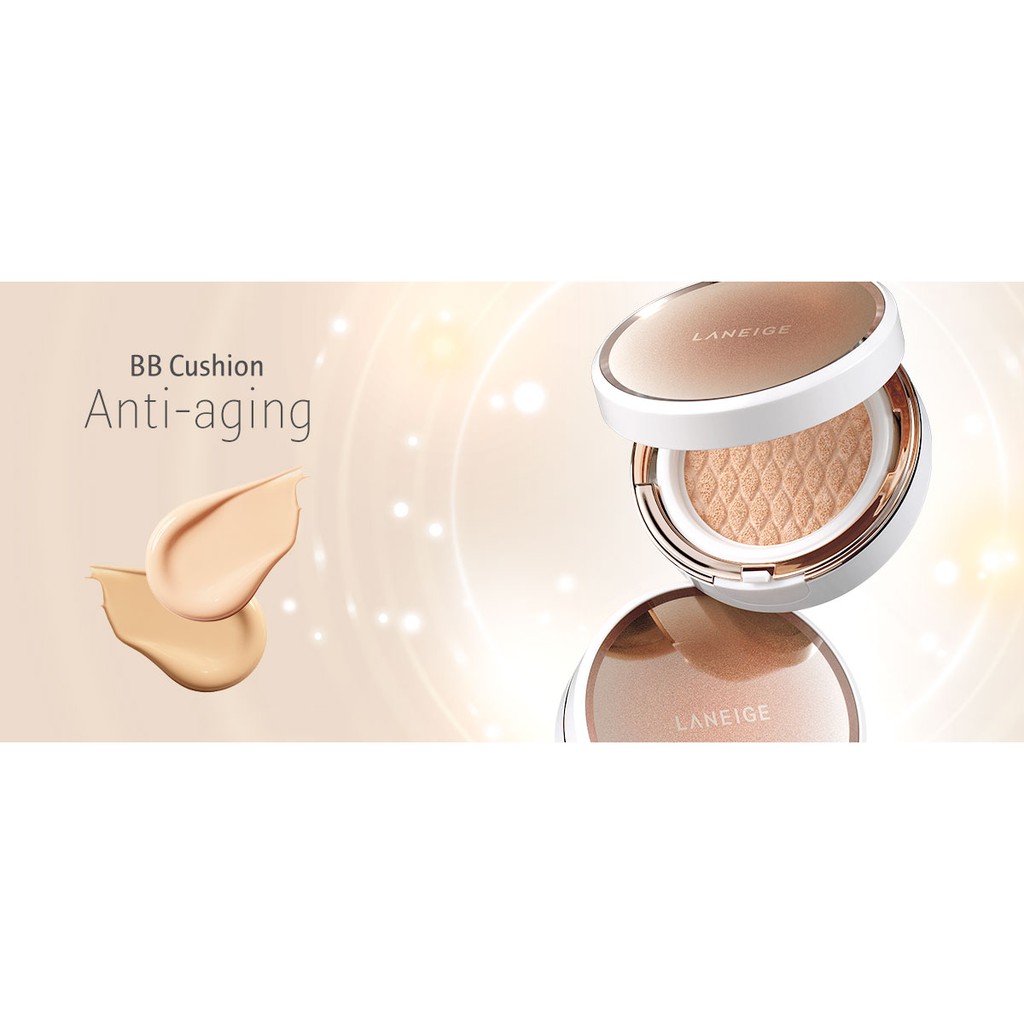 Kem Nền 2 Lõi Chống Lão Hóa Laneige BB Cushion [Anti Aging] SPF50+ PA+++ 15g*2