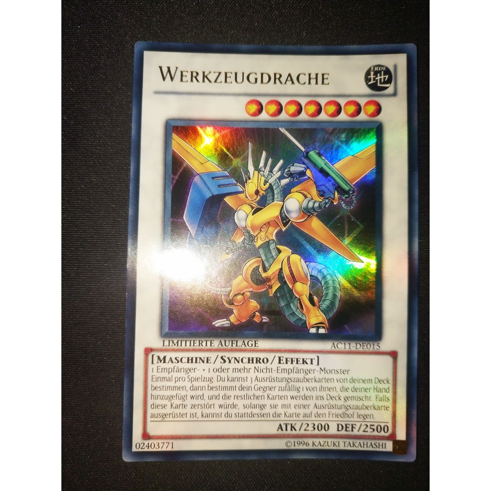 Thẻ bài Yugioh - TCG (DE) - Werkzeugdrache / AC11-DE015'