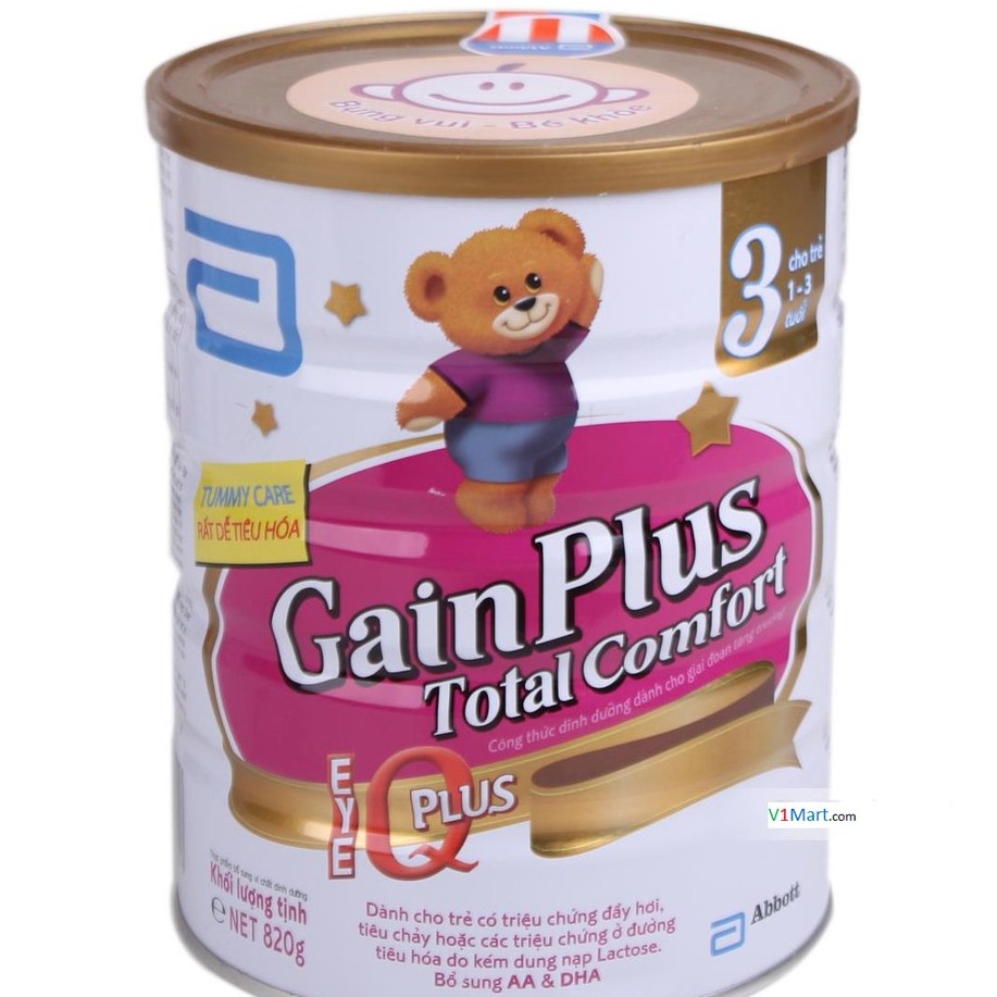 Sữa Similac Gain Total Comfort số 3 - 820g (1-3 tuổi)