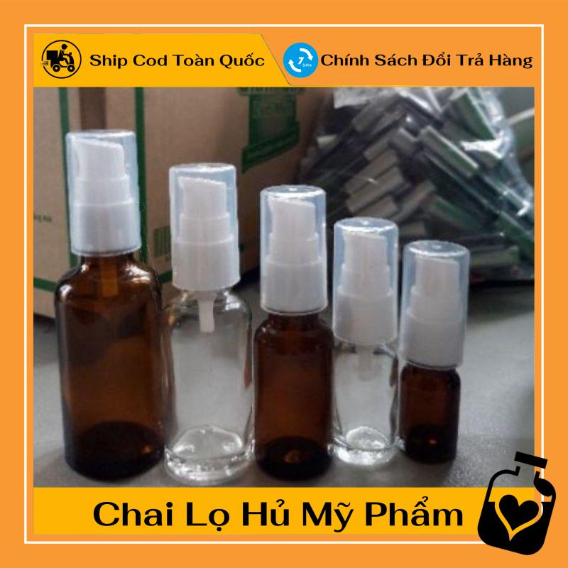 Chai Chiết Mĩ Phẩm ❤ TOP GIÁ RẺ ❤ Chai xịt giọt thủy tinh 5ml/10ml/20ml/30ml/50ml/100ml chiết mỹ phẩm, serum, dầu gội