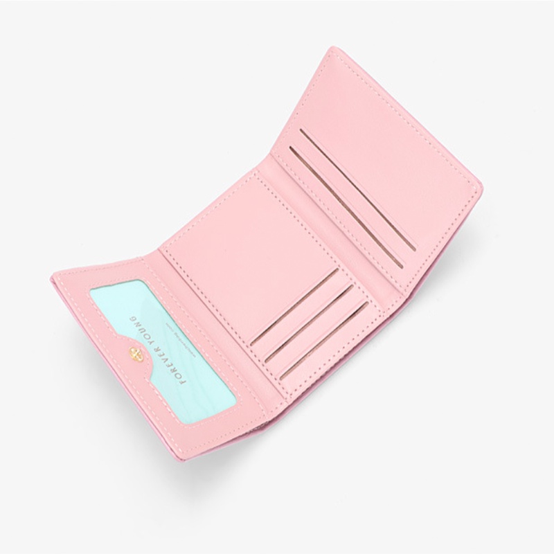 Ví Nữ Ngắn Mini Cầm Tay PERFECT FOR YOU Đựng Tiền Nhỏ Gọn Phối Vân Da Rắn Cao Cấp Cực Đẹp Giá Rẻ PFY33 - GUTADO