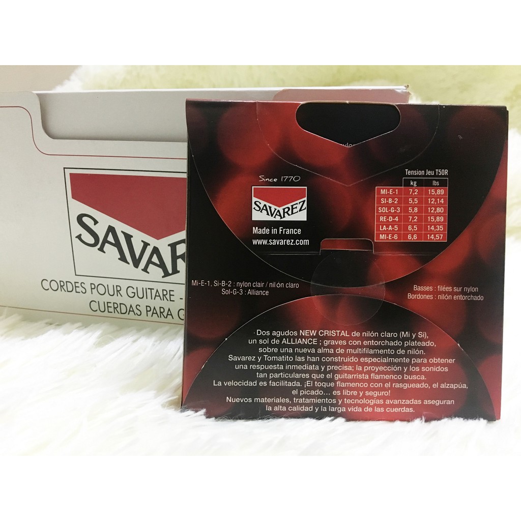 DÂY ĐÀN GUITAR CLASSIC CAO CẤP SAVAREZ T50R