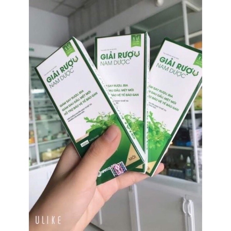 Viên Uống Giải Rượu Nam Dược vỹ 6 viên - Giảm say rượu , Giải độc rượu