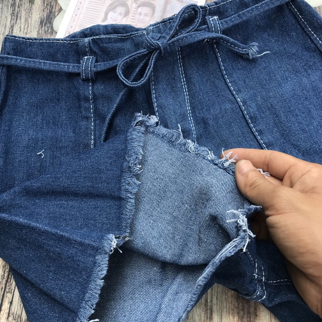 [ Mã FAMAYWA giảm 10K đơn 50K] Quần Short Bò Buộc Dây siêu đẹp | BigBuy360 - bigbuy360.vn