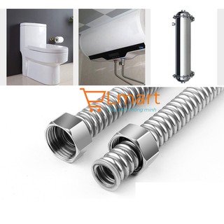 [Dây cứng]Bộ 2 dây cấp nước bình nóng lạnh inox