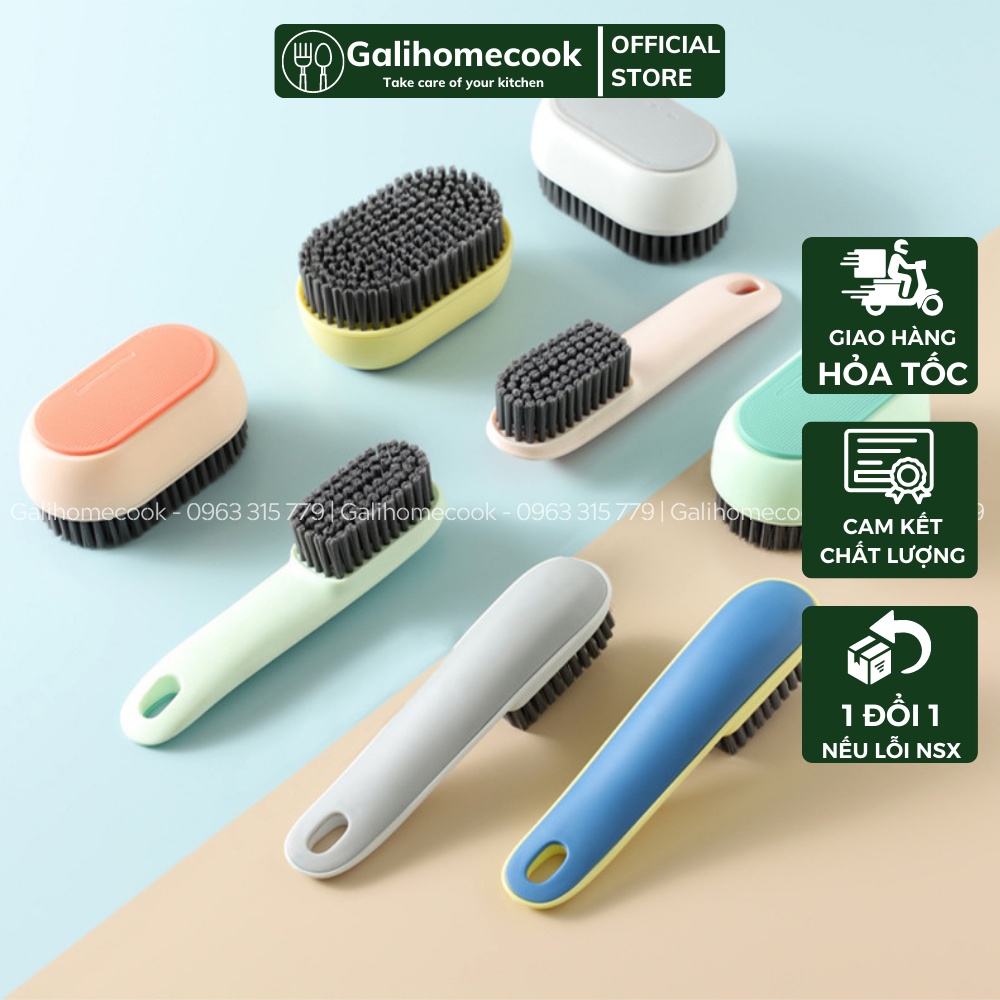 Bàn Chải Đa Năng Cọ Rửa, Lau Nhà Bếp, Bồn Rửa Bát, Đánh Giày Có Tay Cầm Tiện Lợi | Galihomecook