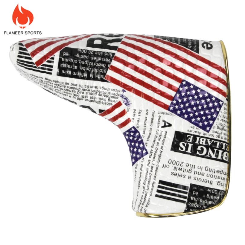 Vỏ Bọc Bảo Vệ Đầu Gậy Đánh Golf Thể Thao Vintage Có Khóa Nam Châm