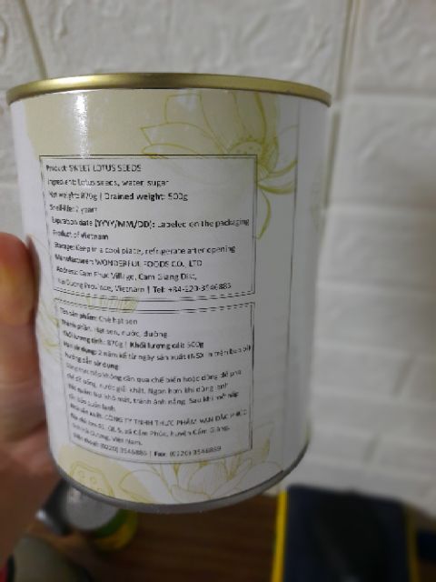 Chè hạt sen Wonderful 870g