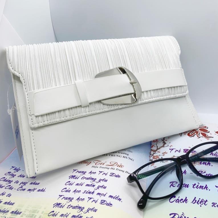 Clutch nữ cầm tay khoá cài ngang - Hàng QC cao cấp CLT185