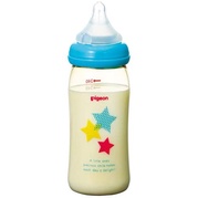 Bình sữa Pigeon PPSU Plus Cổ Rộng Ngôi Sao 160/240 ML