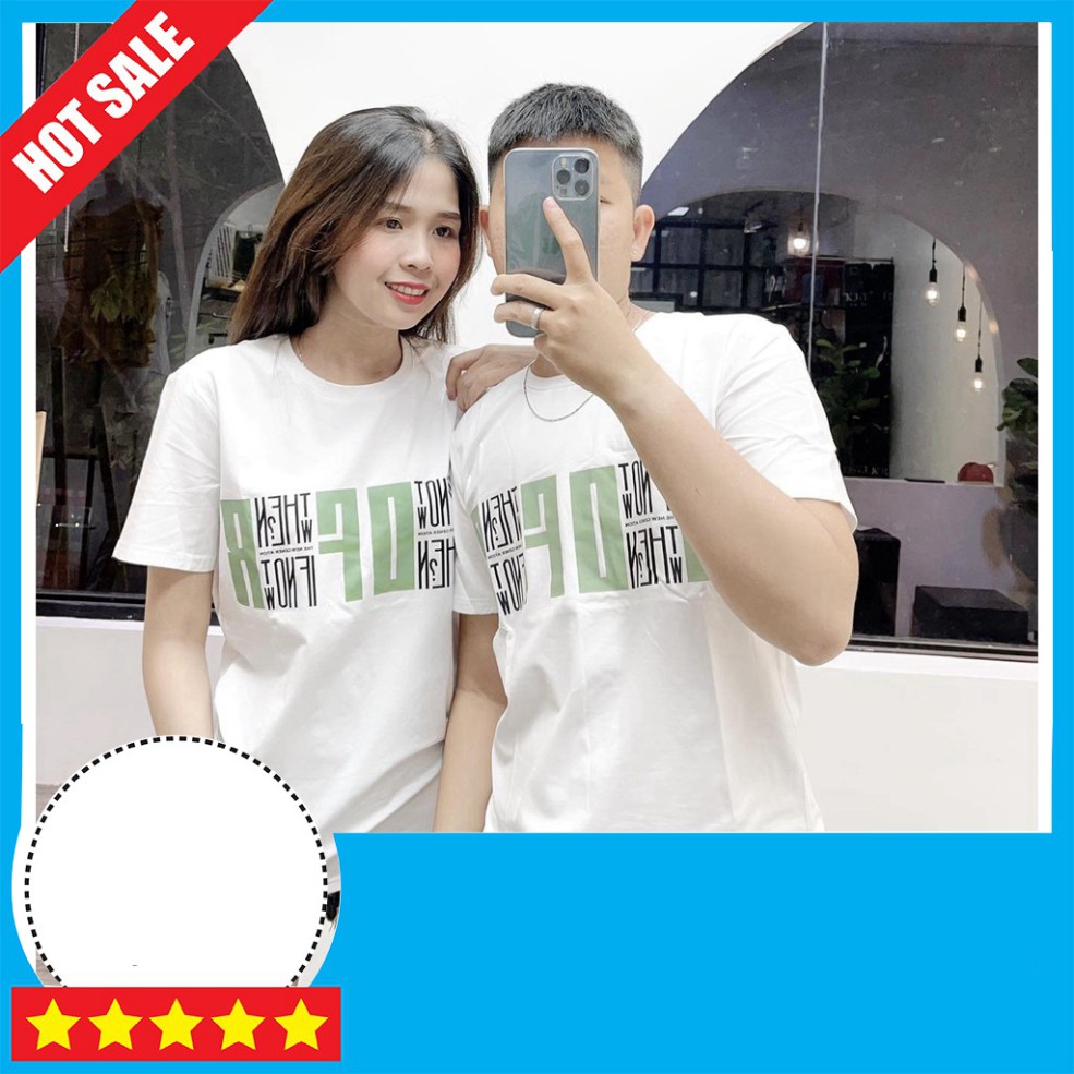 ÁO THUN CỔ TRÒN PHONG CÁCH UNISEX MỚI NHẤT 2021