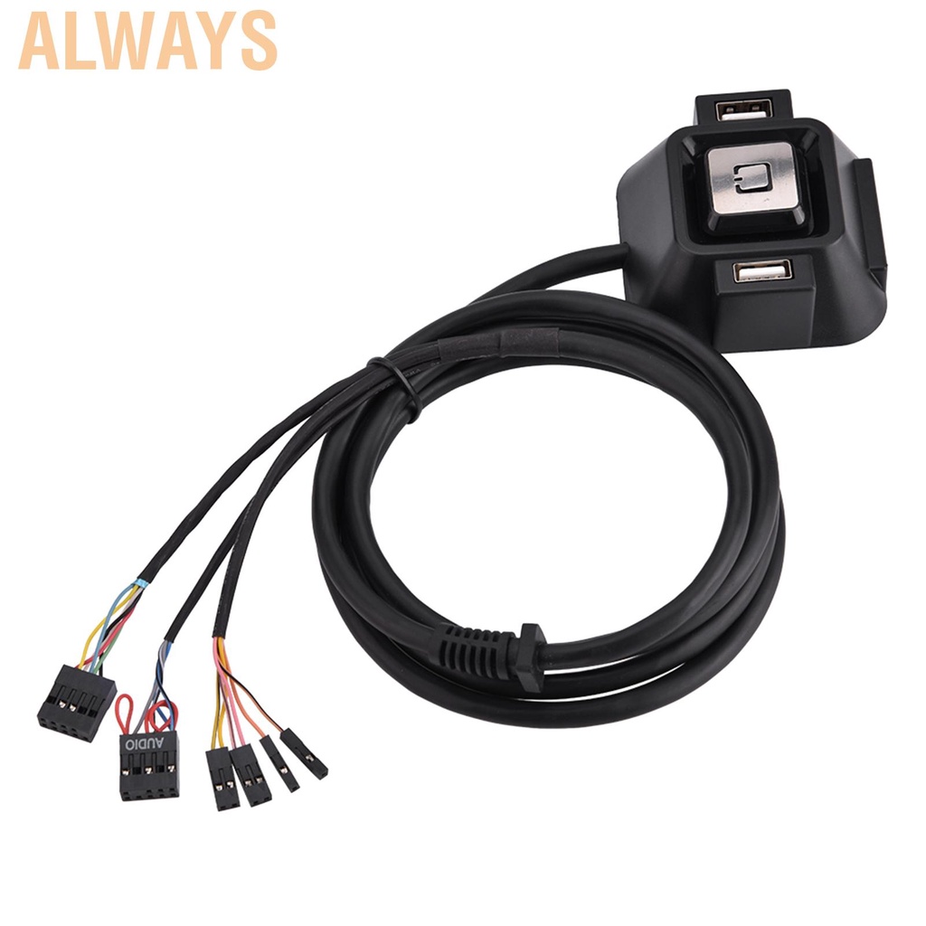 [READY STOCK] Nút Khởi Động Nguồn Điện Cho Máy Tính Để Bàn