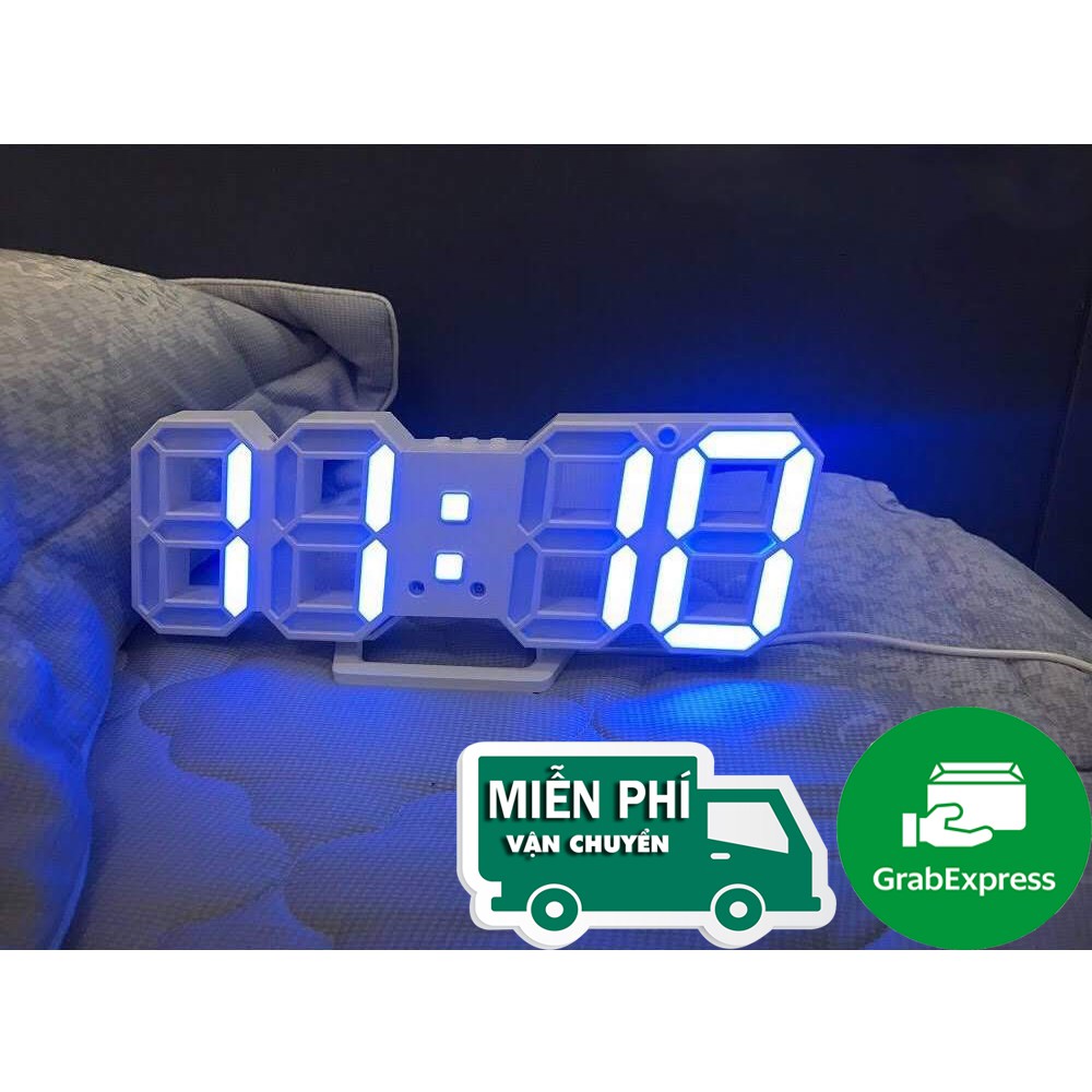 [Mã LIFE20KALL giảm 10% đơn 50K] Đồng hồ LED treo tường 3D phong cách Hàn Quốc