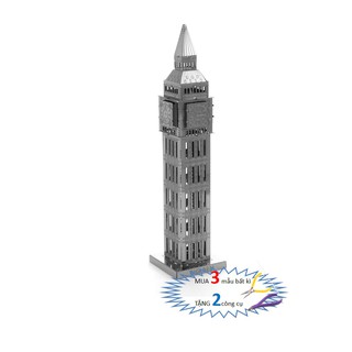 Mô Hình Lắp Ghép kim Loại 3D Tháp Đồng Hồ Big Ben