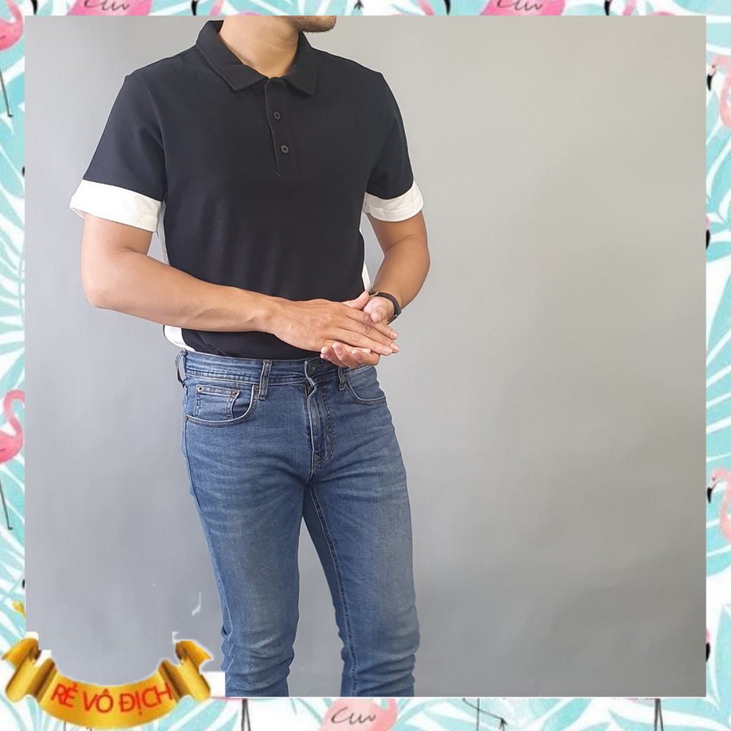 Áo Thun Nam Tay Ngắn | Áo Phông Nam Tay Lỡ Cổ Đứng Thời Trang Cao Cấp A02-04 jettsage.shop