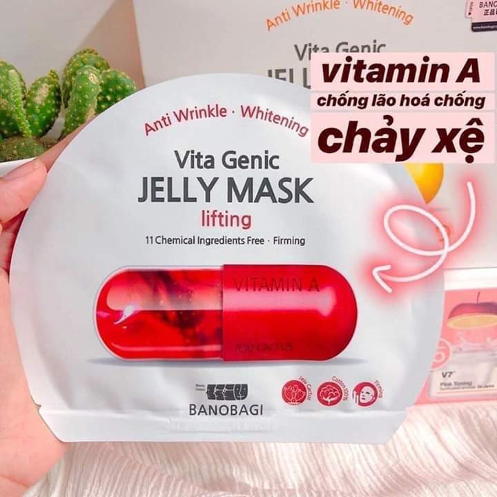 [Mẫu Mới] Mặt nạ giấy Vita Genic Banobagi Jelly Mask (10 miếng)