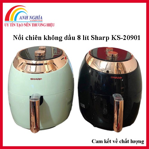 Nồi chiên không dầu 8 lít 8,5l Sharp KS-20901