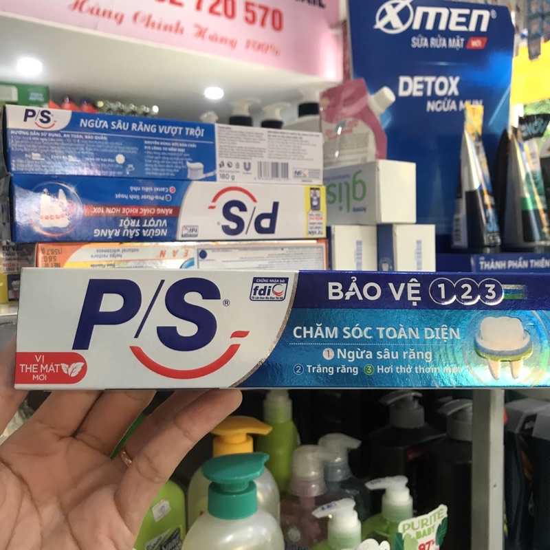 Kem đánh răng P/S bảo vệ 123 chăm sóc toàn diện 180g