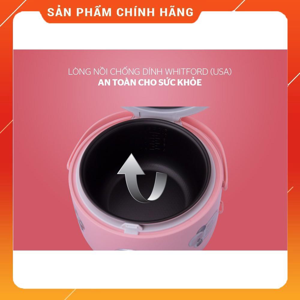 Nồi Cơm Điện HappyTime SUNHOUSE HTD8521P 1.8L Chống Dính Cao Cấp, Thân Nồi bằng nhựa siêu bền | BigBuy360 - bigbuy360.vn