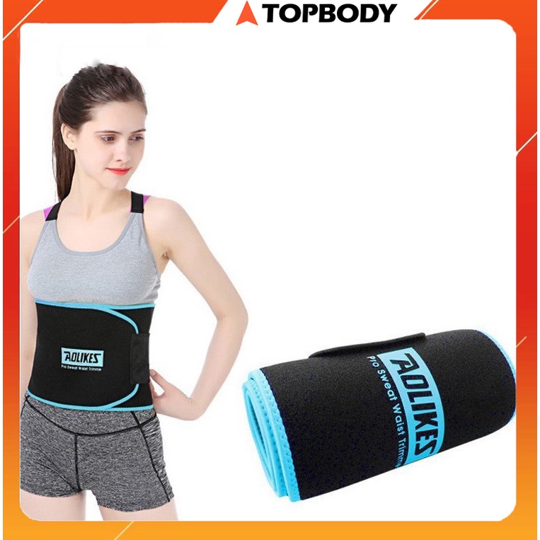 ĐAI CUỐN NÓNG GIẢM MỠ BỤNG, TẬP GYM, YOGA AOLIKES - TOPBODY-DAGYM02