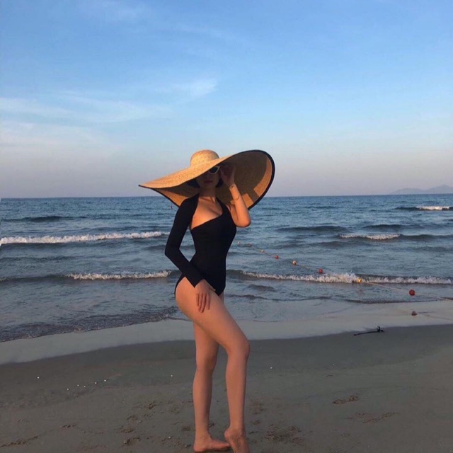 Đồ bơi một mảnh Bikini liền thân một ống tay dài cách điệu sexy