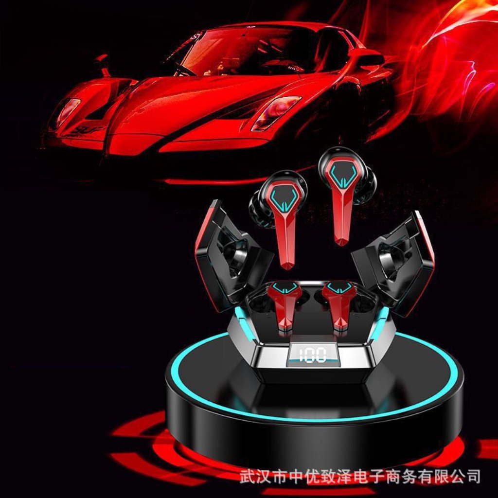 Tai Nghe Chơi Game Không Dây Có Mic, Tai Nghe Gaming Bluetooth 5.3 JX10 TWS, Độ Trễ Cực Thấp