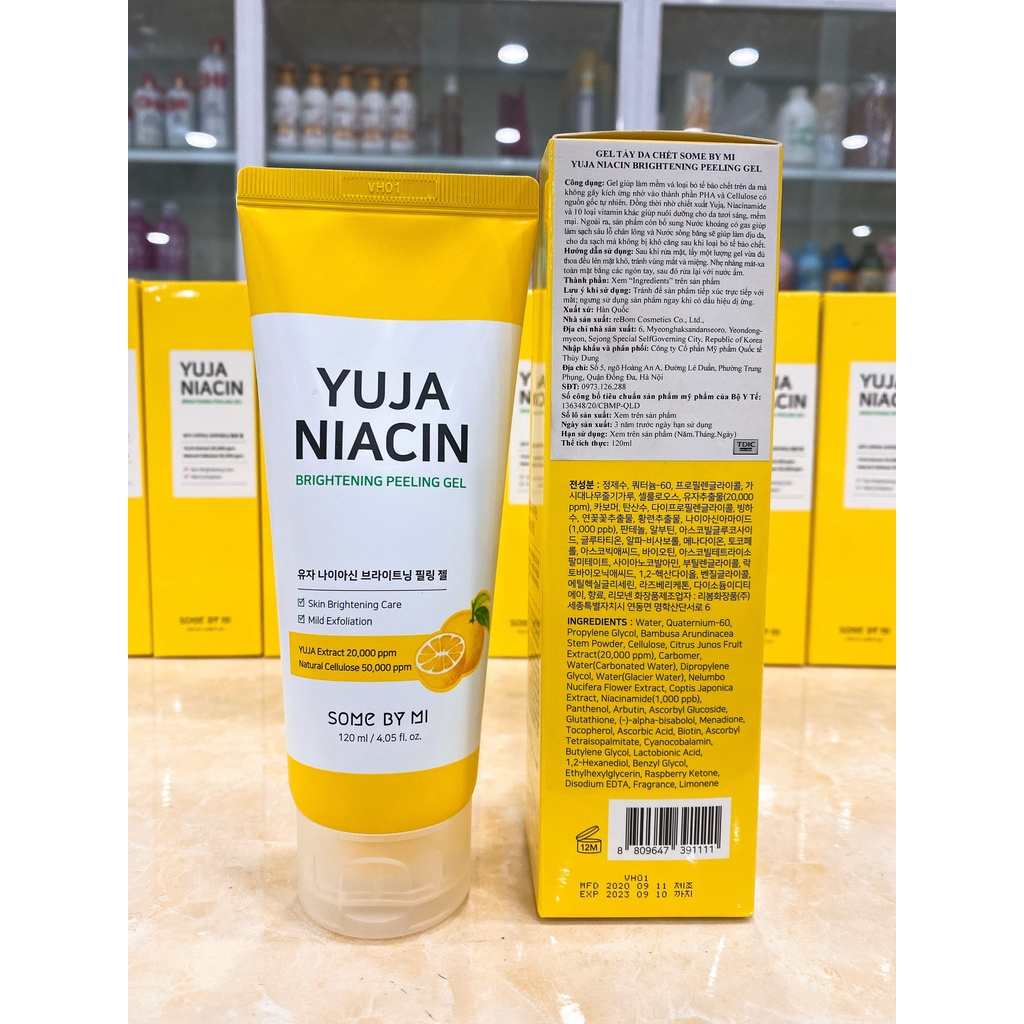 Gel Tẩy Tế Bào Chết Some By Mi Yuja Niacin Brightening Peeling Gel Hàn Quốc 120ml