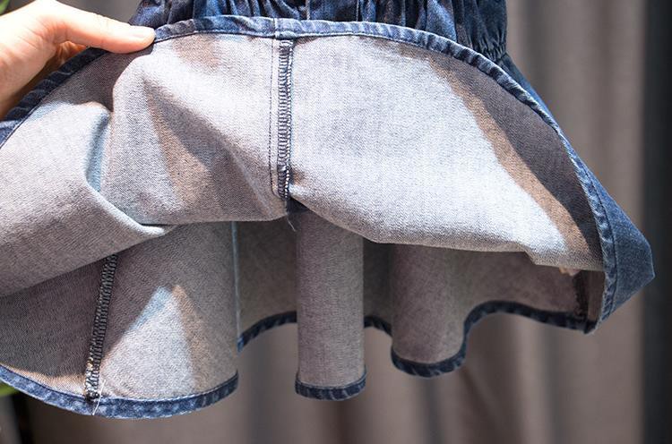 Đầm Yếm Jean Thời Trang Cho Bé Gái Từ 1-4 Tuổi