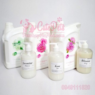Sữa tắm cho chó mèo hương hoa chai 500ml Bloom , Jasmine , Rose cho thú cưng - Cutepets