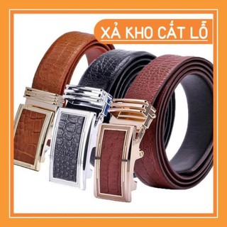 Thắt lưng nam vân cá sấu nhỏ màu da bò ph4113, đen ph4114, nâu ph5114
