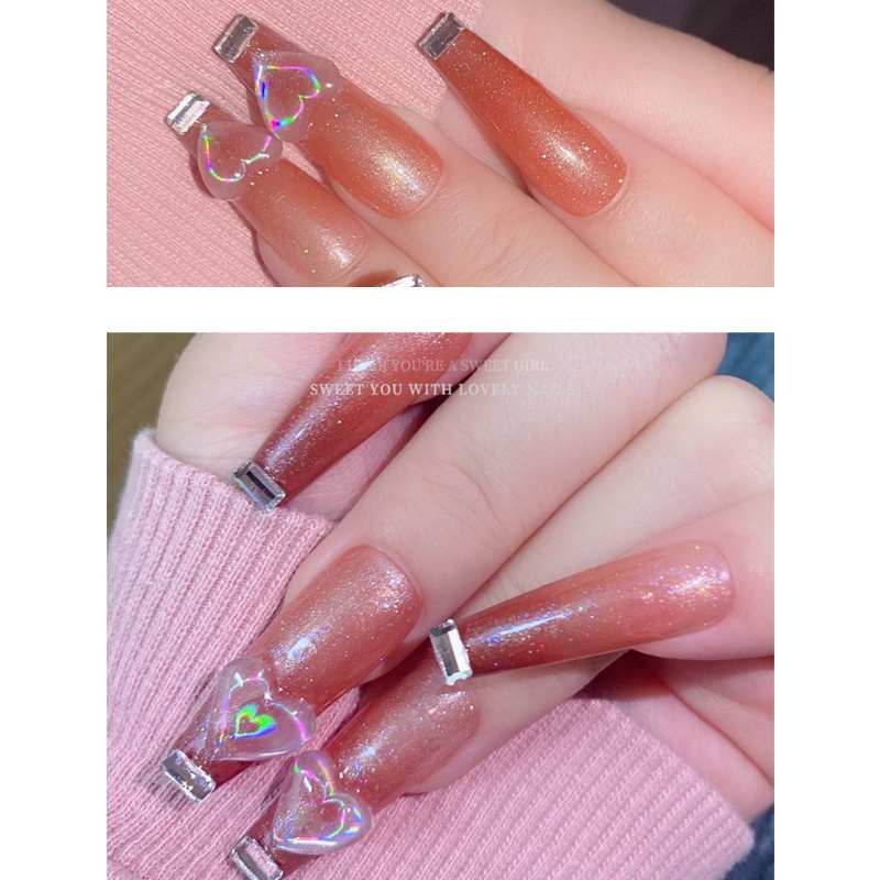 Miếng Dán Trang Trí Móng Tay Hình Trăng Sao Lấp Lánh YOUYO