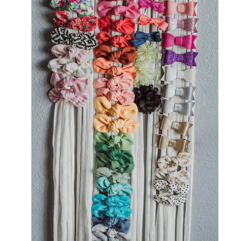 Giá Đỡ Kẹp Tóc Treo Tường Trang Trí Phòng Bé Gái