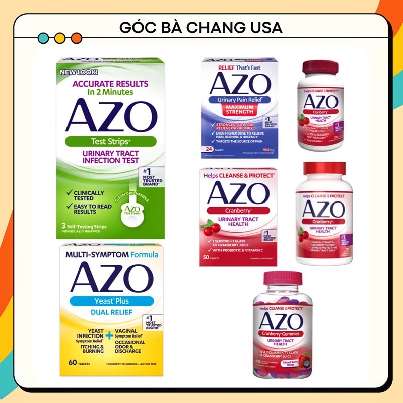 Viên Uống AZO hỗ trợ đường tiết niệu