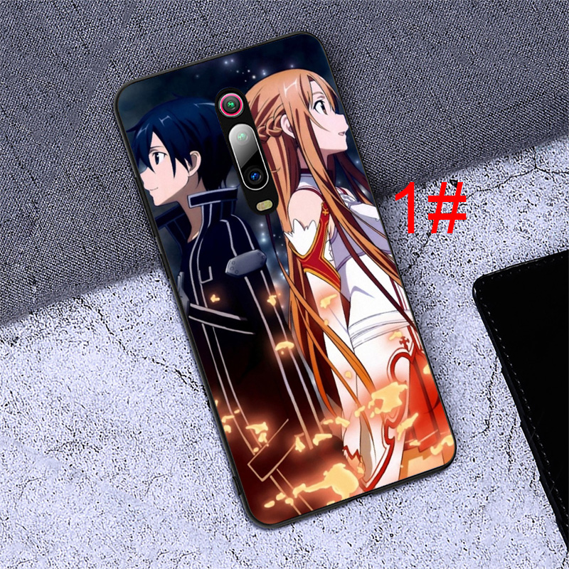 Ốp Lưng Tpu Họa Tiết Hoạt Hình Sword Art Online Thời Trang Cho Xiaomi Mi 8 9 10 A1 A2 A3 Lite Pro F1 5x 6x Note 10