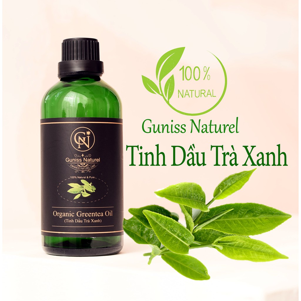 Tinh Dầu Trà Xanh Guniss | Thiên Nhiên, Nguyên Chất 100%, Có Kiểm Định COA | Khuếch Tán, Xông Phòng.