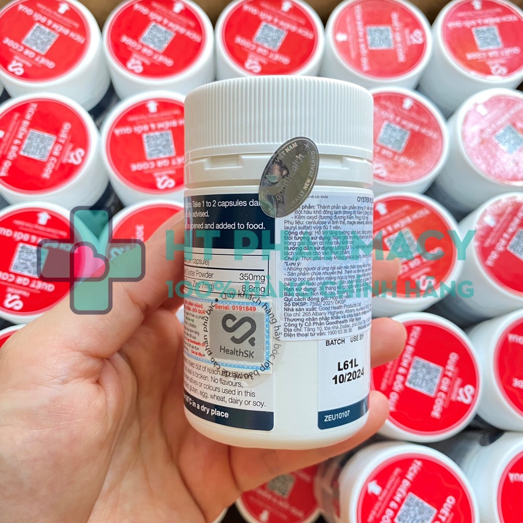 [Chính Hãng] Tinh chất hàu Goodhealth Oyster Plus hộp 60 viên tăng cường sinh lực