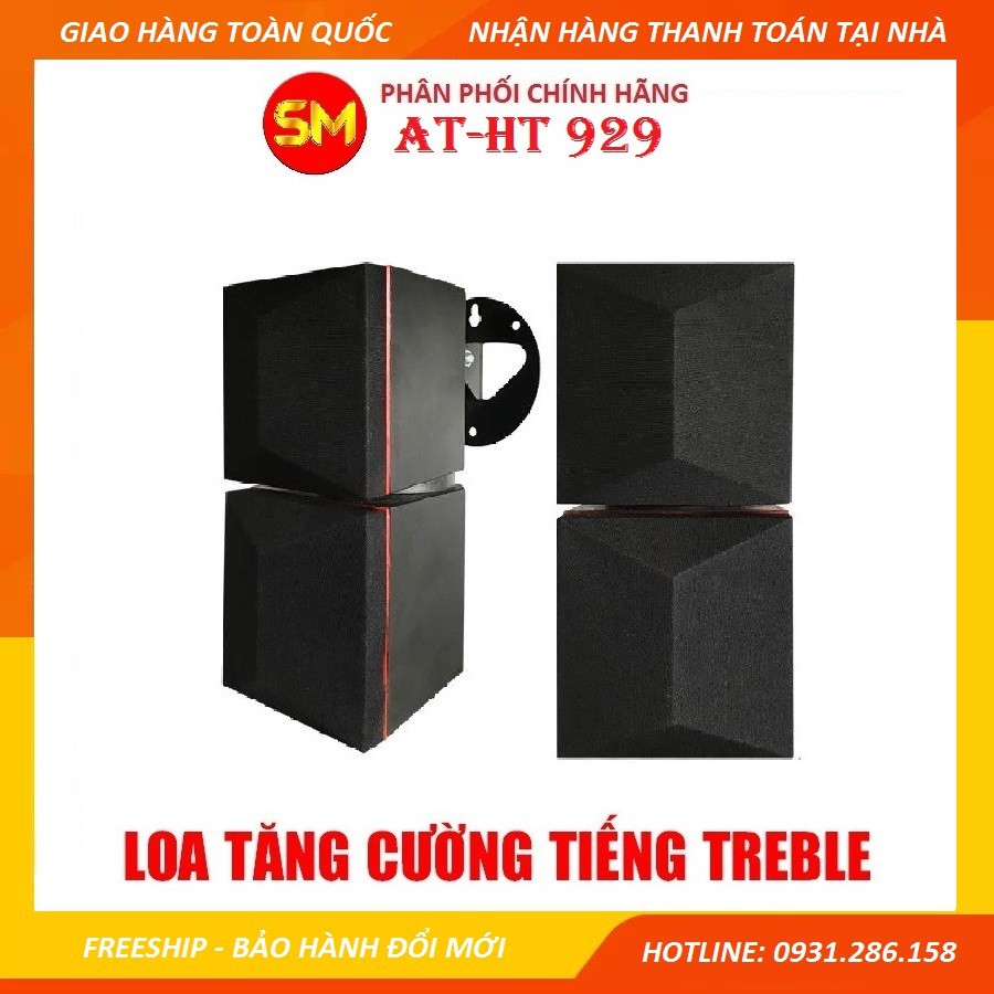 [Xả kho] BỘ 4 Loa Thumper HT-929 (AT-929) tăng cường tiếng Treble, Mid cho dàn karaoke music - Có Video test