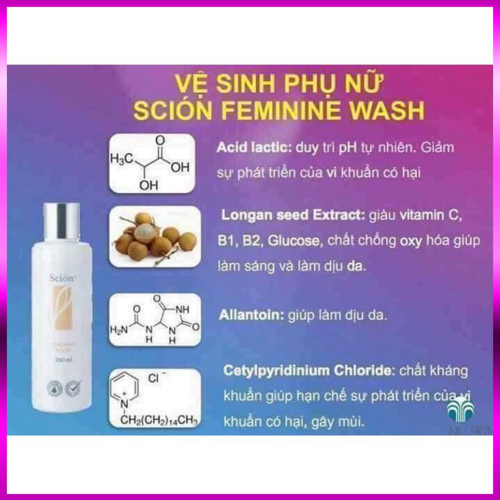 [ Rẻ Vô Địch ] Dung Dịch Vệ Sinh LÀM HỒNG và SE KHÍT Vùng Kín SCION - An Toàn Tuyệt Đối Chất lượng