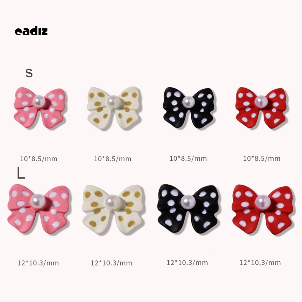 [Hàng mới về] Hạt cườm nơ đính đá trang trí làm đẹp móng tay