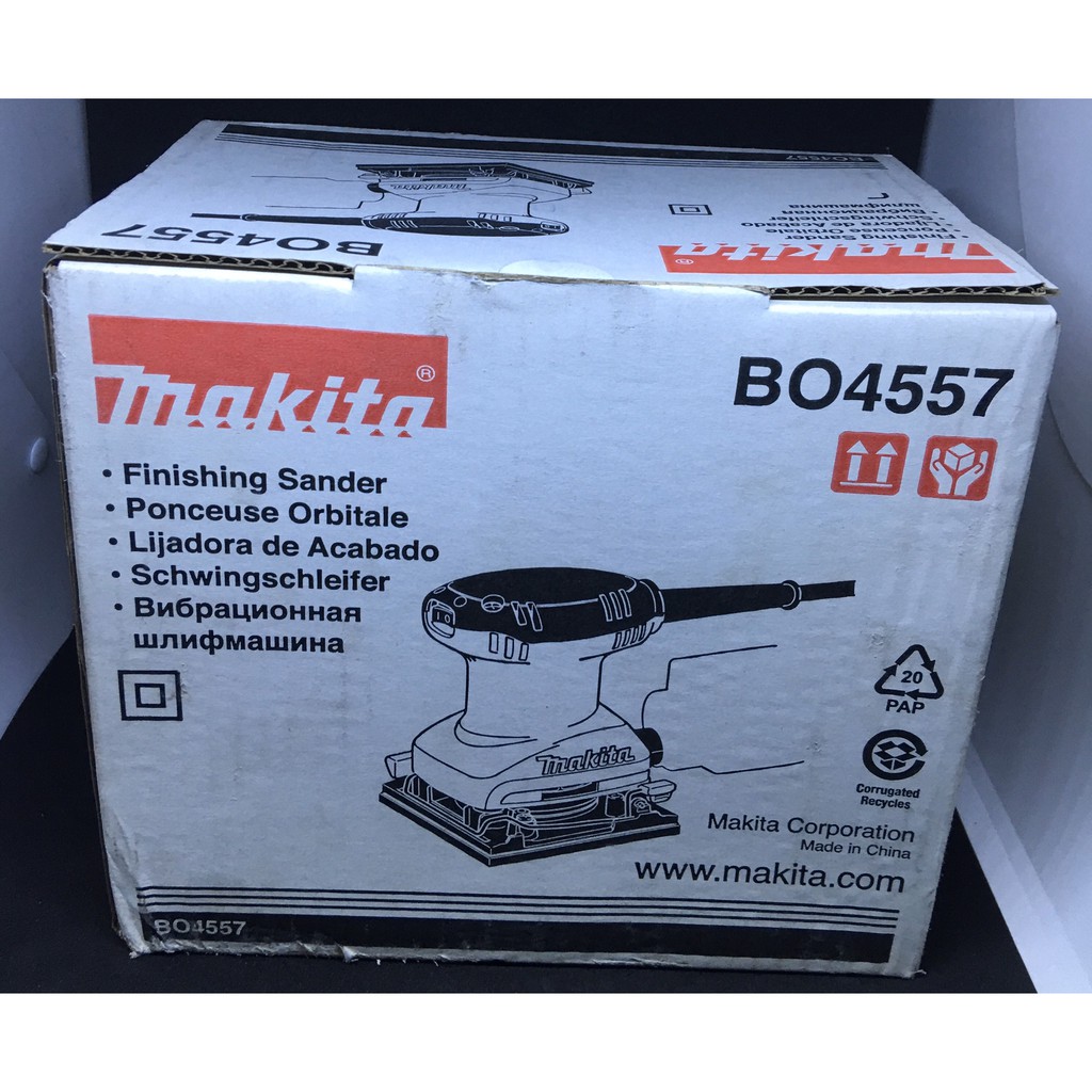 Máy Chà Nhám Rung Makita BO4557 (4-1/2”),công suất 180W