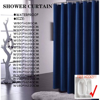 Rèm Che Bồn Tắm Dày Dặn Chống Thấm Nước Màu Sắc Tối