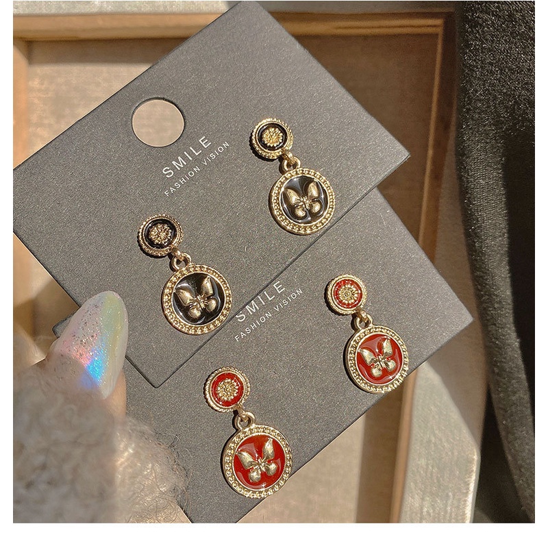 Bộ Khuyên Tai Đính Đá Opal Hình Oval Thời Trang Đơn Giản Sang Trọng Dành Cho Nữ