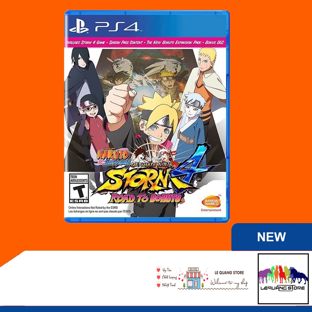 Đĩa game PS4: Naruto Shippuden Ultimate Ninja Storm 4