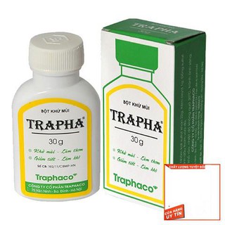 (Có bill) Bột khử mùi Trapha - Hỗ trợ điều trị hôi nách, hôi chân, giúp khử mùi, sát trùng