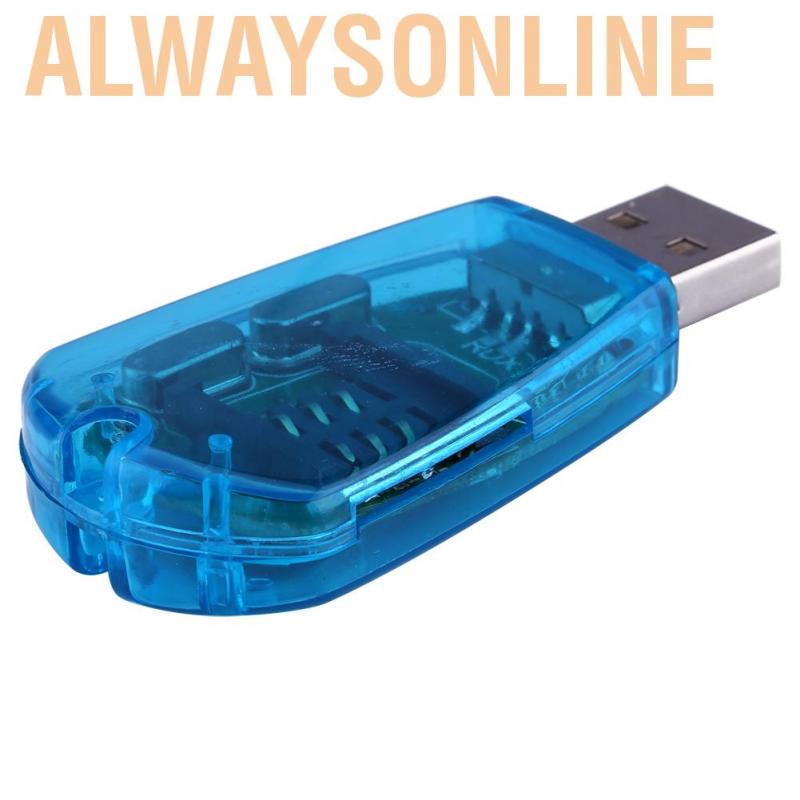 Alwaysonline USB Cellphone SIM Card Reader Copy Cloner Writer SMS Backup GSM/CDMA+CD