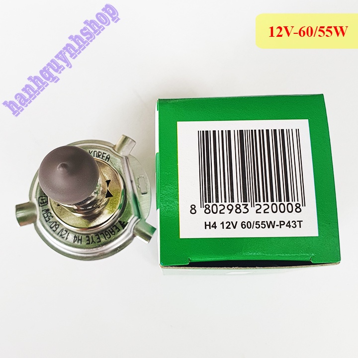 Bóng đèn pha cos ô tô H4 12V 100/90W hoặc 60/55W loại 1 sợi tóc Halogen Nam Yung