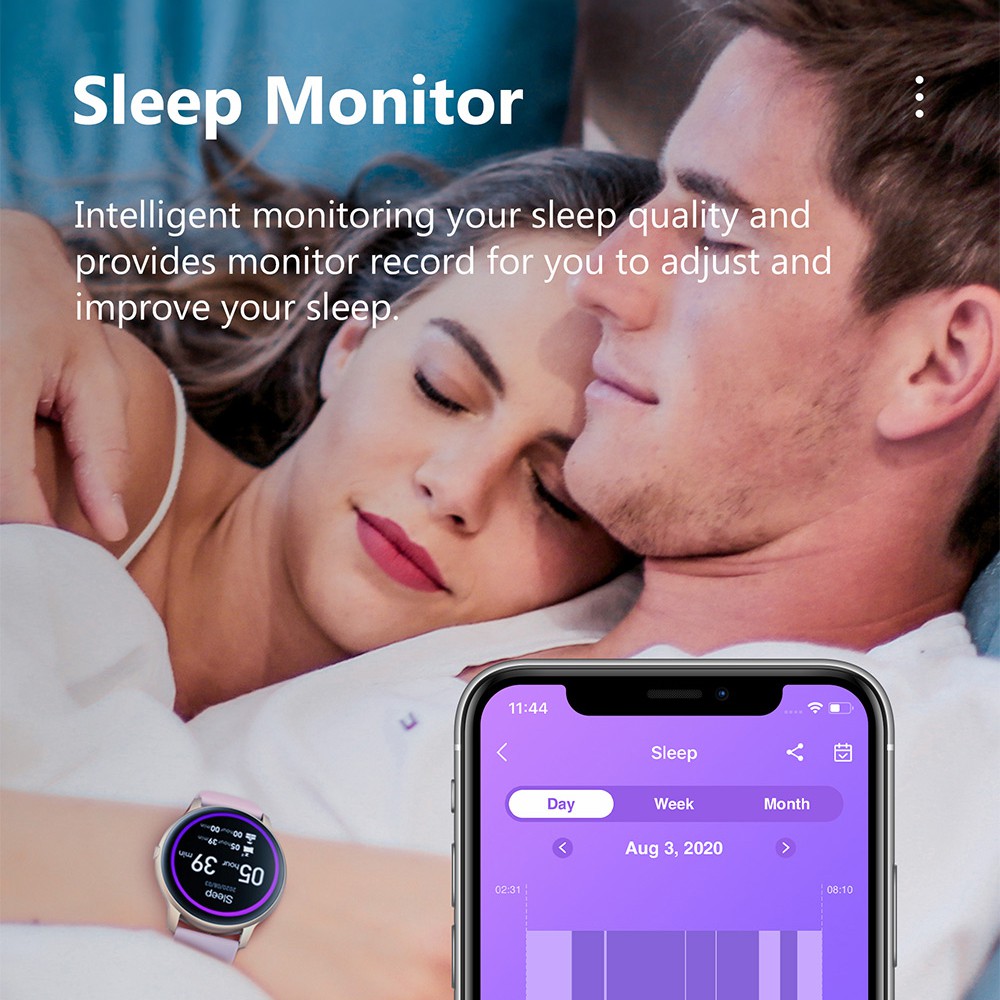 Xiaomi Youpin Imilab Đồng hồ thông minh mức chống nước IP68 chức năng đo nhịp tim/giấc ngủ chất lượng cao
